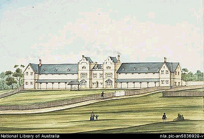 Lunatic Asylum in Adelaide 1855